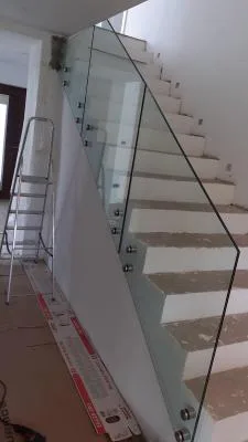 Balustrade din aluminiu eloxat si sticla securizata - Cluj Napoca