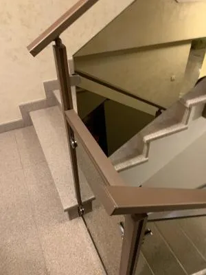 Balustrade din aluminiu eloxat si sticla securizata - Cluj Napoca