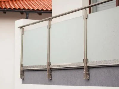 Balustrade din aluminiu eloxat si sticla securizata - Cluj Napoca