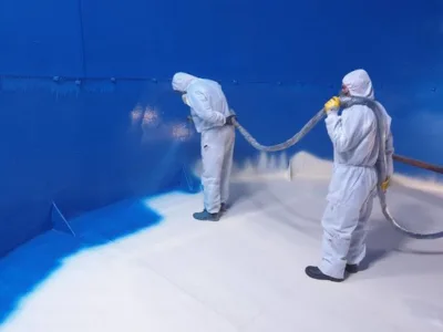 Termoizolatie cu spuma poliuretanica - Draganesti / Prahova