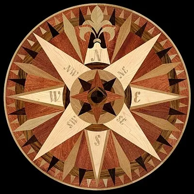 Parchet decorativ cu intarsie - Sebes / Alba