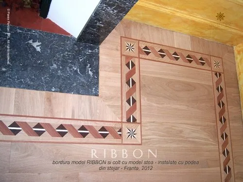 Parchet decorativ cu intarsie - Sebes / Alba