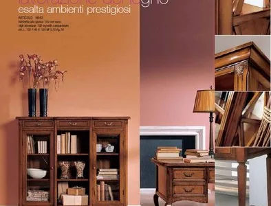 Mobilier Stil din lemn masiv - Vinerea / Alba