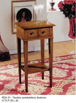 Mobilier Stil din lemn masiv - Vinerea / Alba