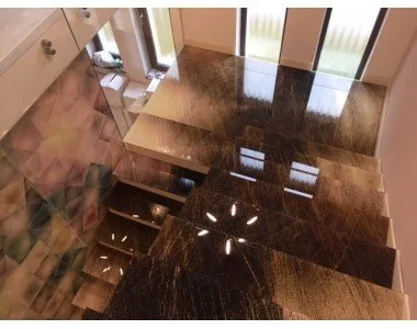 Usi - balustrade - panouri din inox si sticla - Targu Jiu