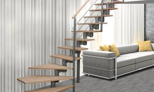 Scari de interior si de exterior - scari pentru spatii reduse - Buzau