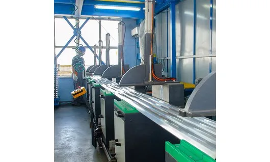 Producator profile aluminiu - vopsitorie electrostatica - Constanta