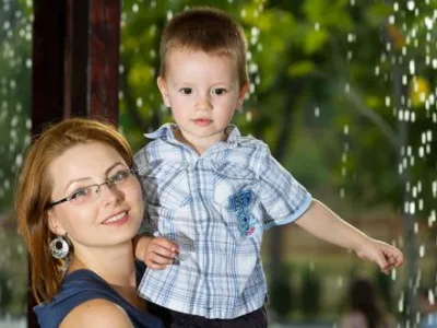 Fotografii de familie - copii si mamici