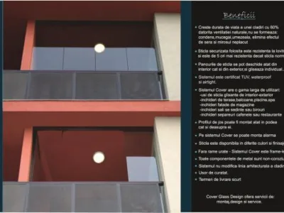 Panouri de sticla Cover Glass Curtain - Timisoara