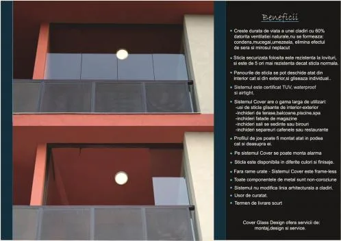 Panouri de sticla Cover Glass Curtain - Timisoara