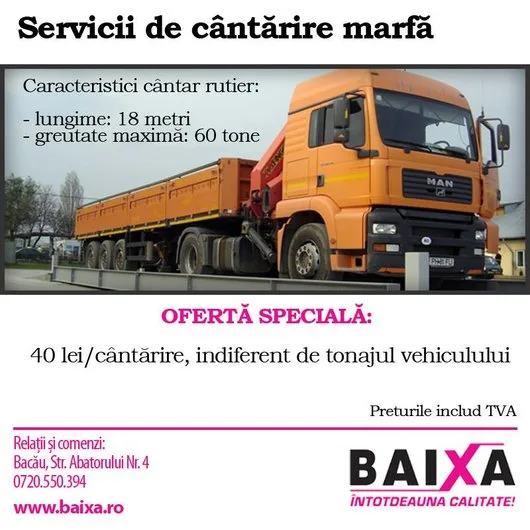 Inchirieri utilaje pentru constructii civile si industriale - Bacau
