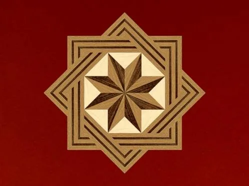 Parchet decorativ cu intarsie - Sebes / Alba