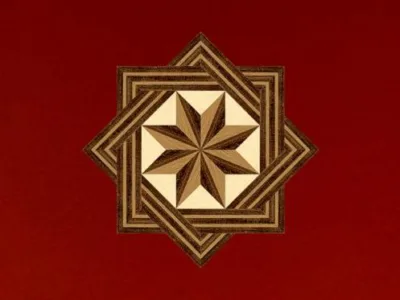 Parchet decorativ cu intarsie - Sebes / Alba