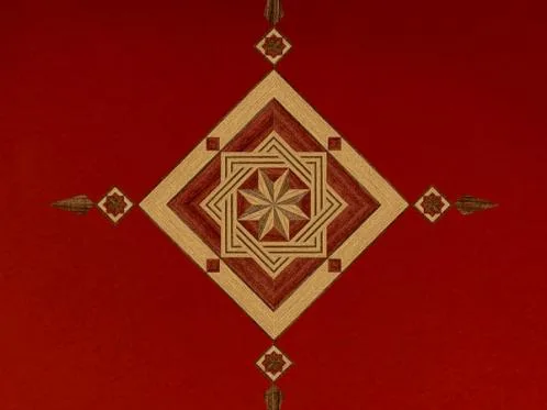 Parchet decorativ cu intarsie - Sebes / Alba