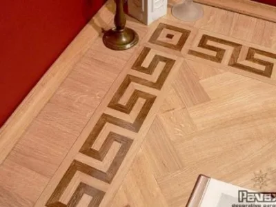 Parchet decorativ cu intarsie - Sebes / Alba