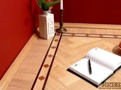 Parchet decorativ cu intarsie - Sebes / Alba