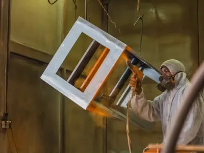 Vopsire in camp electrostatic