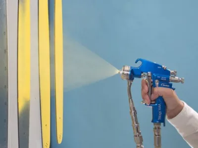 Vopsire in camp electrostatic - Bucuresti