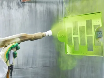 Vopsire in camp electrostatic - Bucuresti