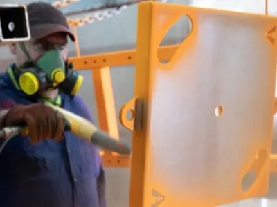 Vopsire in camp electrostatic - Bucuresti