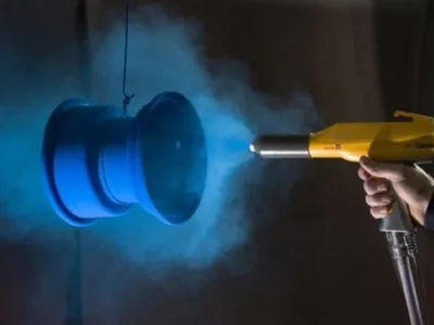 Vopsire in camp electrostatic - Bucuresti