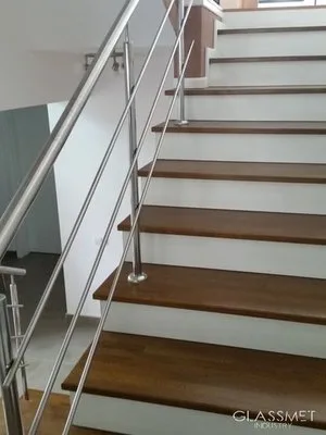 Scari - balustrade sticla si inox Bucuresti