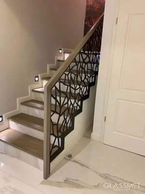 Scari - balustrade sticla si inox Bucuresti