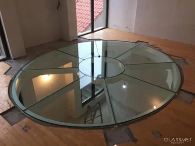 Scari - balustrade sticla si inox Bucuresti