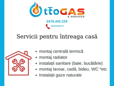 Instalatii gaze - sanitare Bucuresti