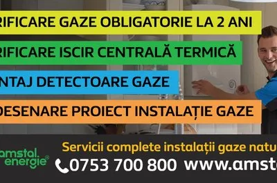 Instalatii gaze - montaj centrale termice Bucuresti