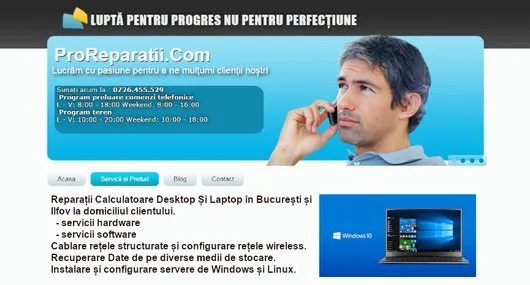 Reparatii calculatoare - laptop -uri Bucuresti - Ilfov