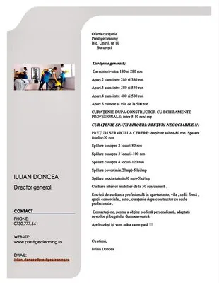 Servicii de curatenie Bucuresti