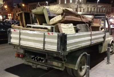 Transport mobila - materiale de constructie - moloz