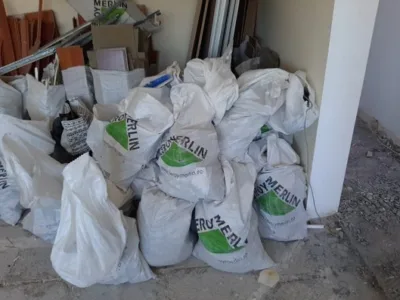 Transport mobila - materiale de constructie - moloz