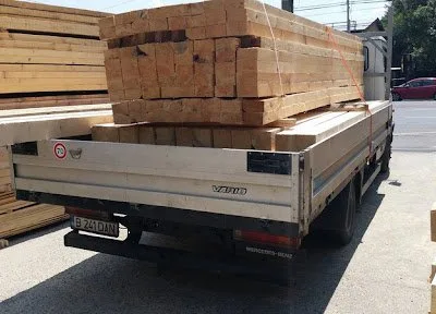 Transport mobila - materiale de constructie - moloz