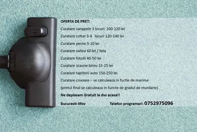 Canapele - Tapiterii auto - Bucuresti - Ilfov