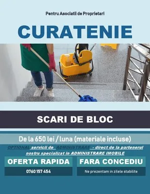 Servicii profesionale de curatenie Bucuresti