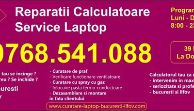 Curatare laptop Bucuresti
