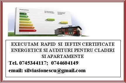 Certificate Energetice si Audituri Energetice Bucuresti
