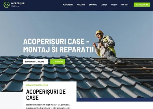 Constructii - montaj - reparatii acoperisuri - Bucuresti