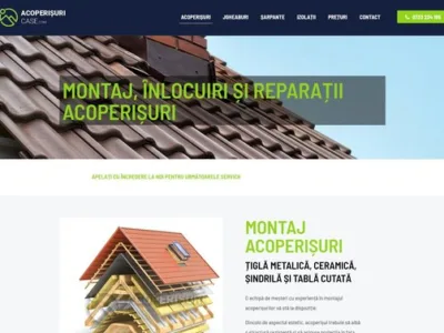 Constructii - montaj - reparatii acoperisuri - Bucuresti