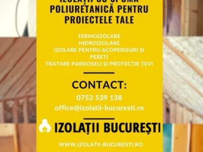 Termo - hidro si fono izolatii - Bucuresti si Ifov