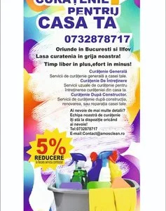 Curatenie in Bucuresti si Imprejurimi