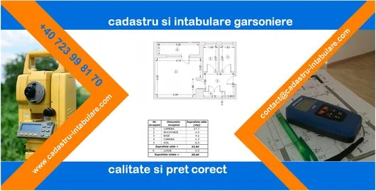 Servicii cadastru - intabulare