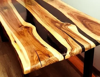 Mobilier din lemn masiv si rasina Ilfov