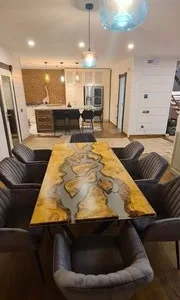 Mobilier din lemn masiv si rasina Ilfov