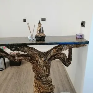 Mobilier din lemn masiv si rasina Ilfov