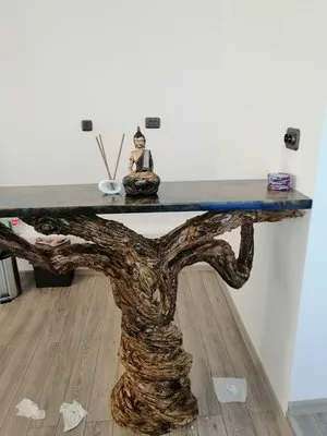 Mobilier din lemn masiv si rasina Ilfov