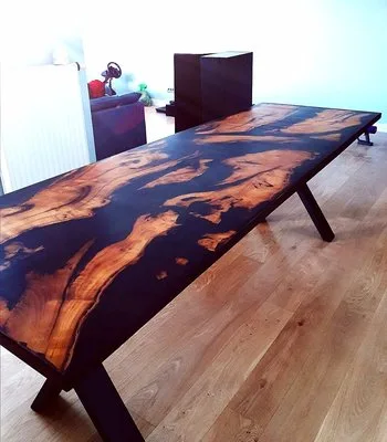 Mobilier din lemn masiv si rasina Ilfov