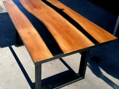 Mobilier din lemn masiv si rasina Ilfov